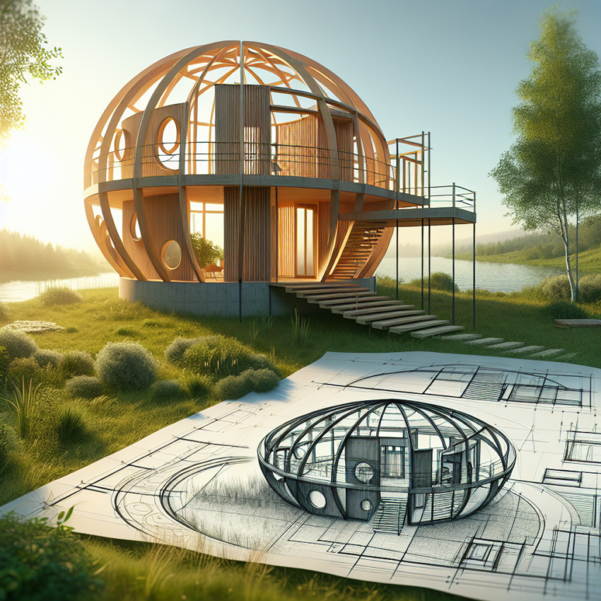 Fra skitse til virkelighed: Byggeprocessen bag et rundt arkitekttegnet sommerhus